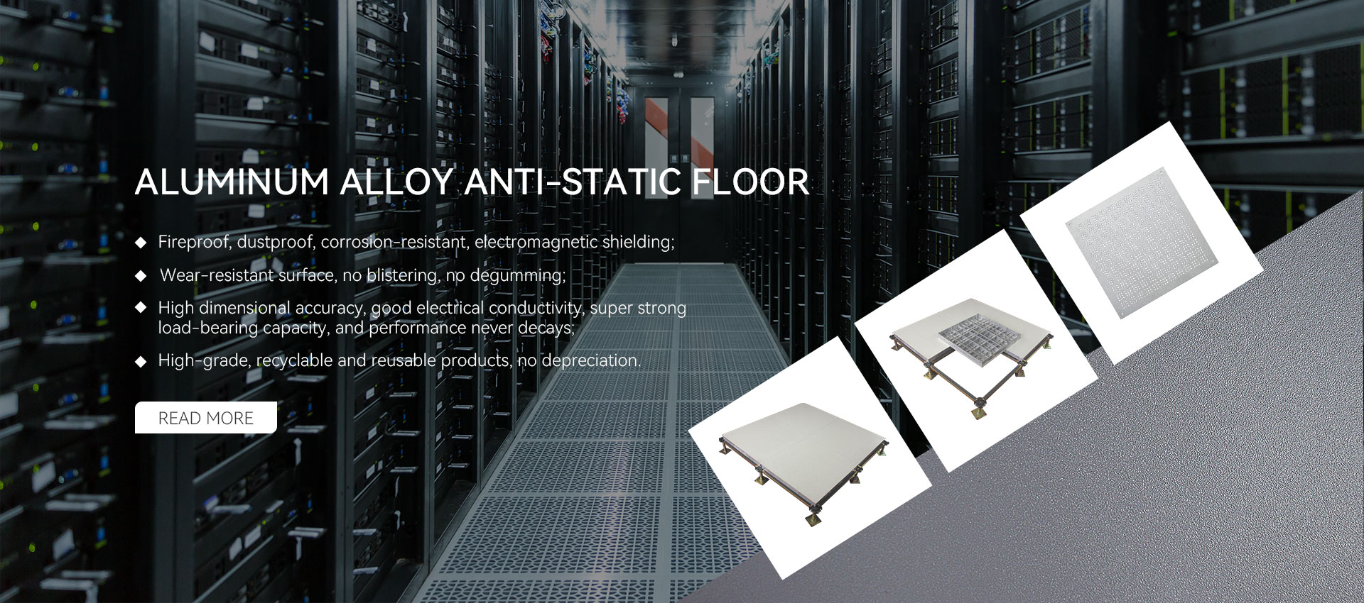 China Aluminum Alloy Anti-static Floor